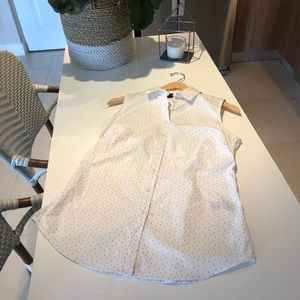 Banana Republic Sleeveless Button Down Shirt -Sz 6